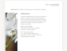 Tablet Screenshot of kardiologie-privatpraxis.de